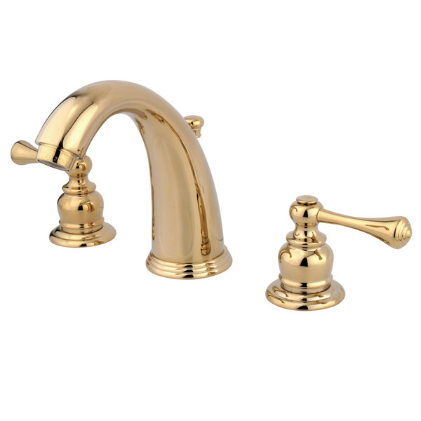 Kingston Brass Widespread Bathroom Faucet, Polished Brass GKB982BL